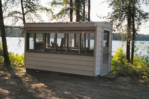 Fish Cleaning Hut with electricity.