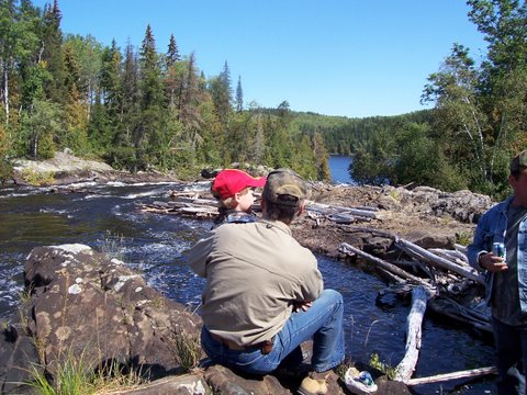 Waterfalls at a stop while out ATV riding.